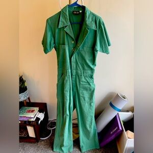 Big Bud Press SS Jumpsuit Kelly Green Size Medium